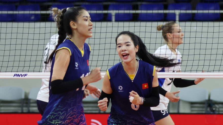 Bóng chuyền nữ Việt Nam vào bán kết giải châu Á 2024
